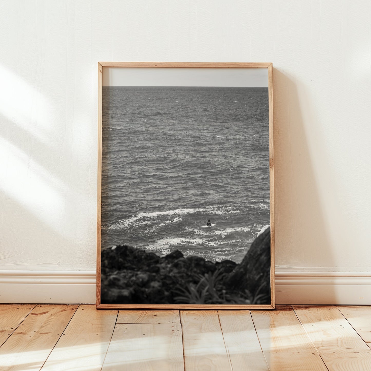 Monochrome Surfer